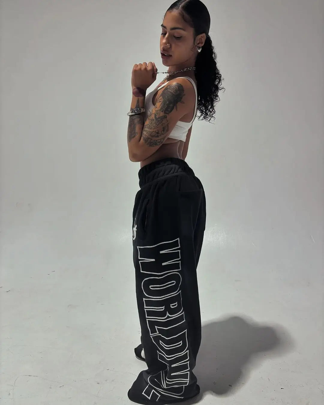 2025 Y2K Oversized Letter Jogger Sports Pants Women's Autumn Loose Casual Street Trend Hip-hop Rap Sports Pants