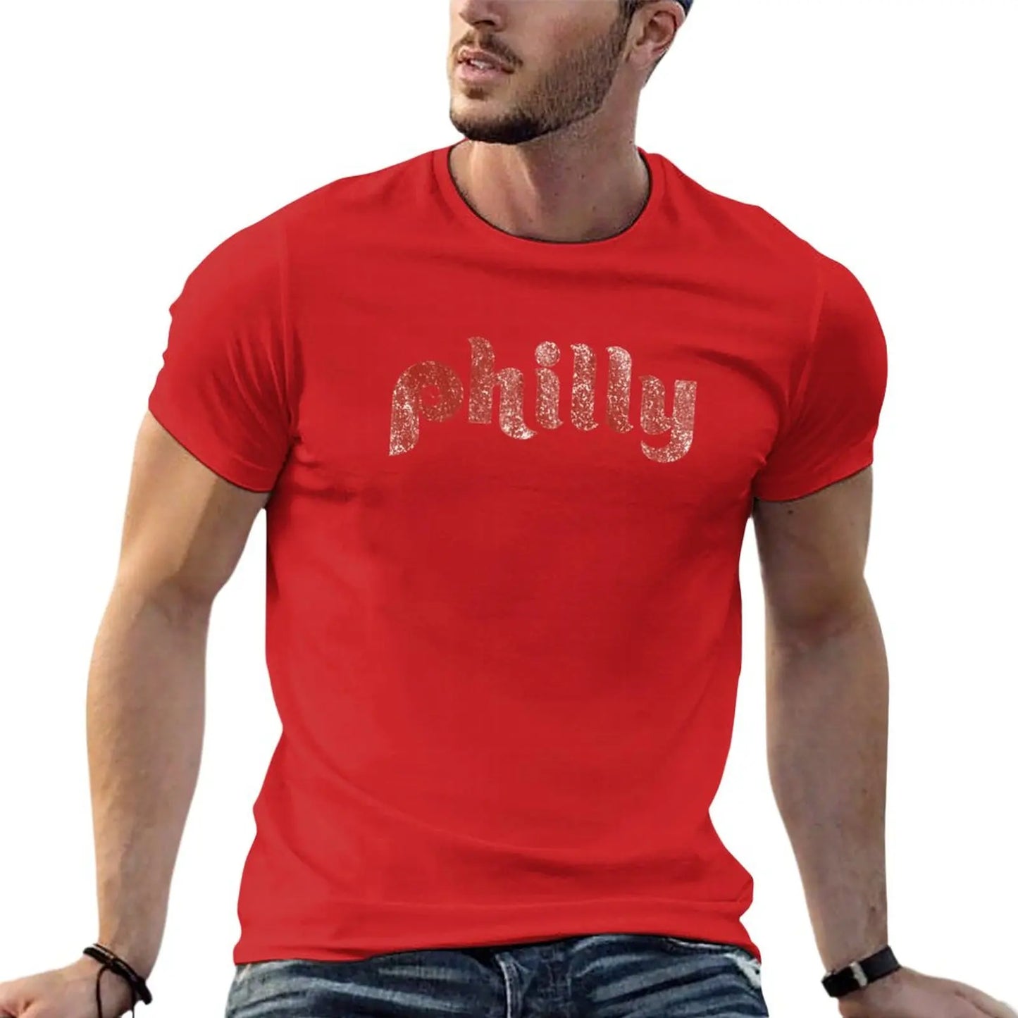 New Philly Phillies T-Shirt sweat shirts Aesthetic clothing boys t shirts mens plain t shirts