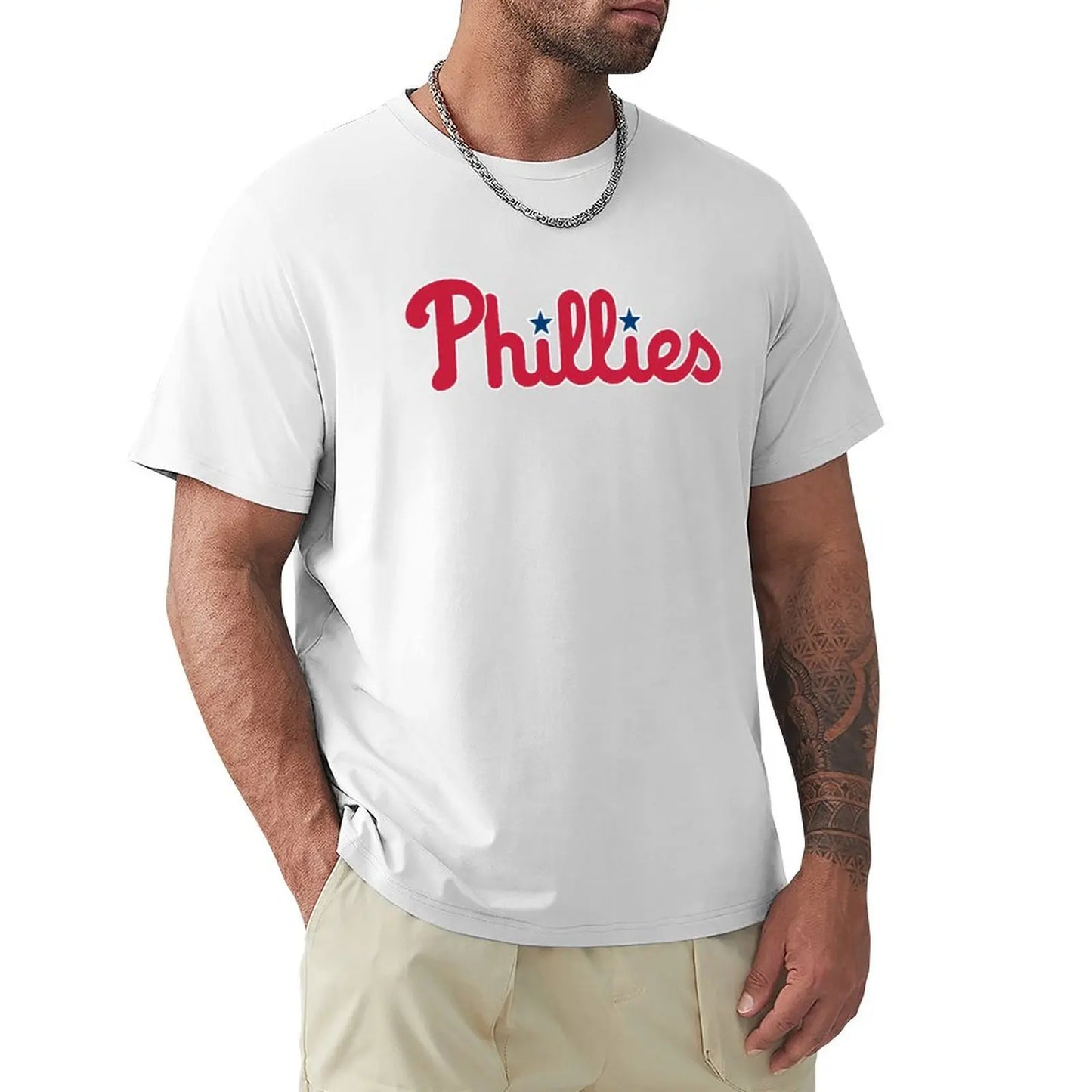 Phillies-City T-shirt boys whites plus sizes plain mens graphic t-shirts pack