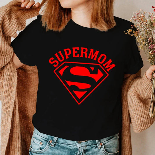 Summer T Clothing Supermom 90s Trend T-shirts 2023 New Fashion Mother Gifts Casual Y2k Grunge Tops 2000s Clothes Harajuku