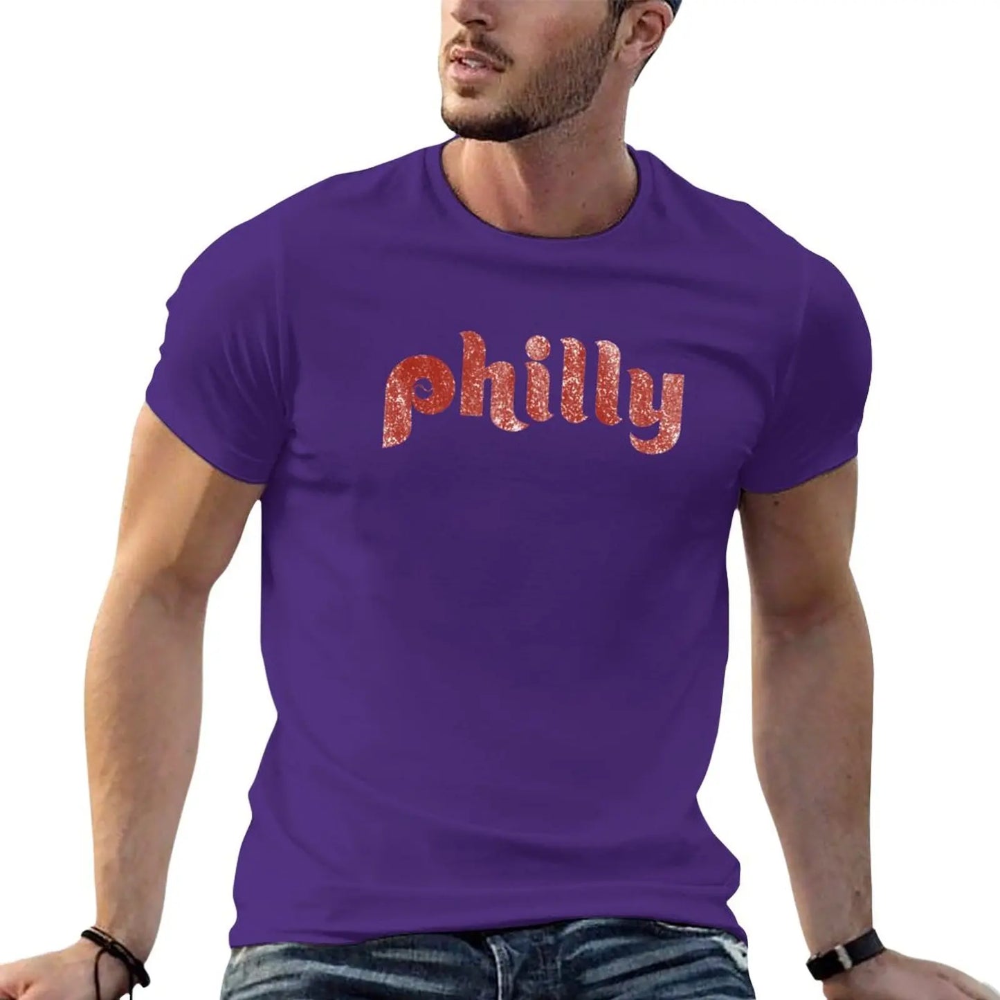 New Philly Phillies T-Shirt sweat shirts Aesthetic clothing boys t shirts mens plain t shirts