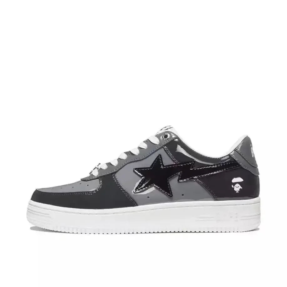 2025 A BATHING APE Men and Women Vibe BapeGoose Sports Sneakers Unisex Air None-Slip Breathable Bapesta Low Outdoor Walking Shoes