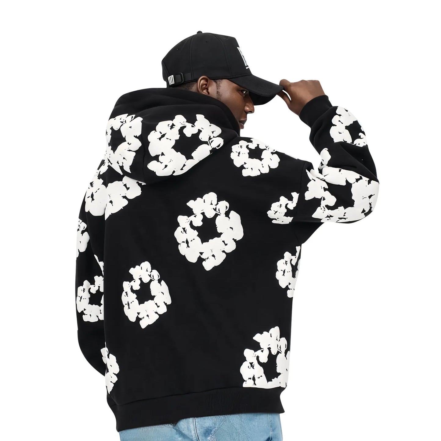 2025 Streetwear Flower Hoodies Unisex