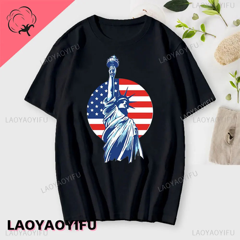 I Love New York Man's Cotton T Shirt NY Heart Souvenir Funny T Shirt Fashion Gift Comics Classic Apparel Streetwear Short-sleev