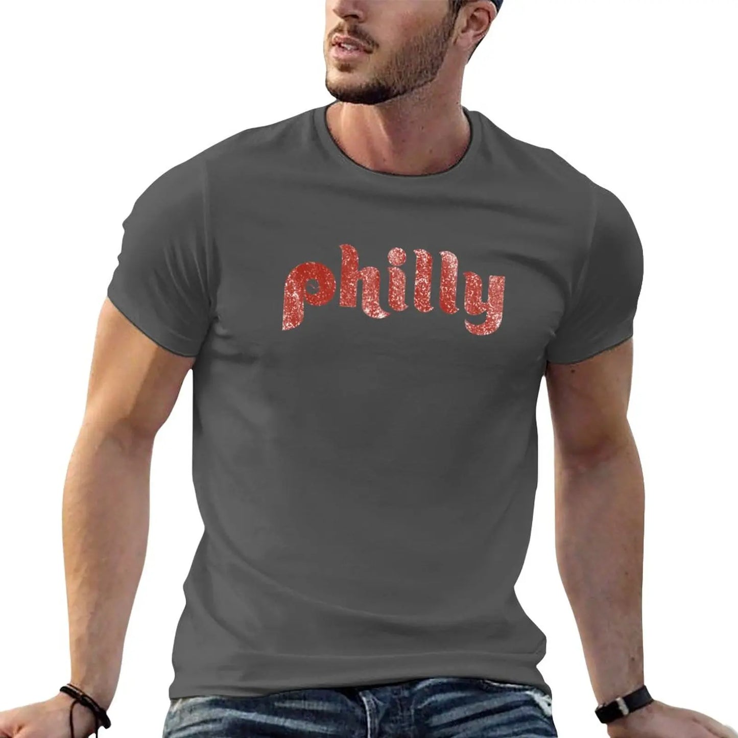 New Philly Phillies T-Shirt sweat shirts Aesthetic clothing boys t shirts mens plain t shirts