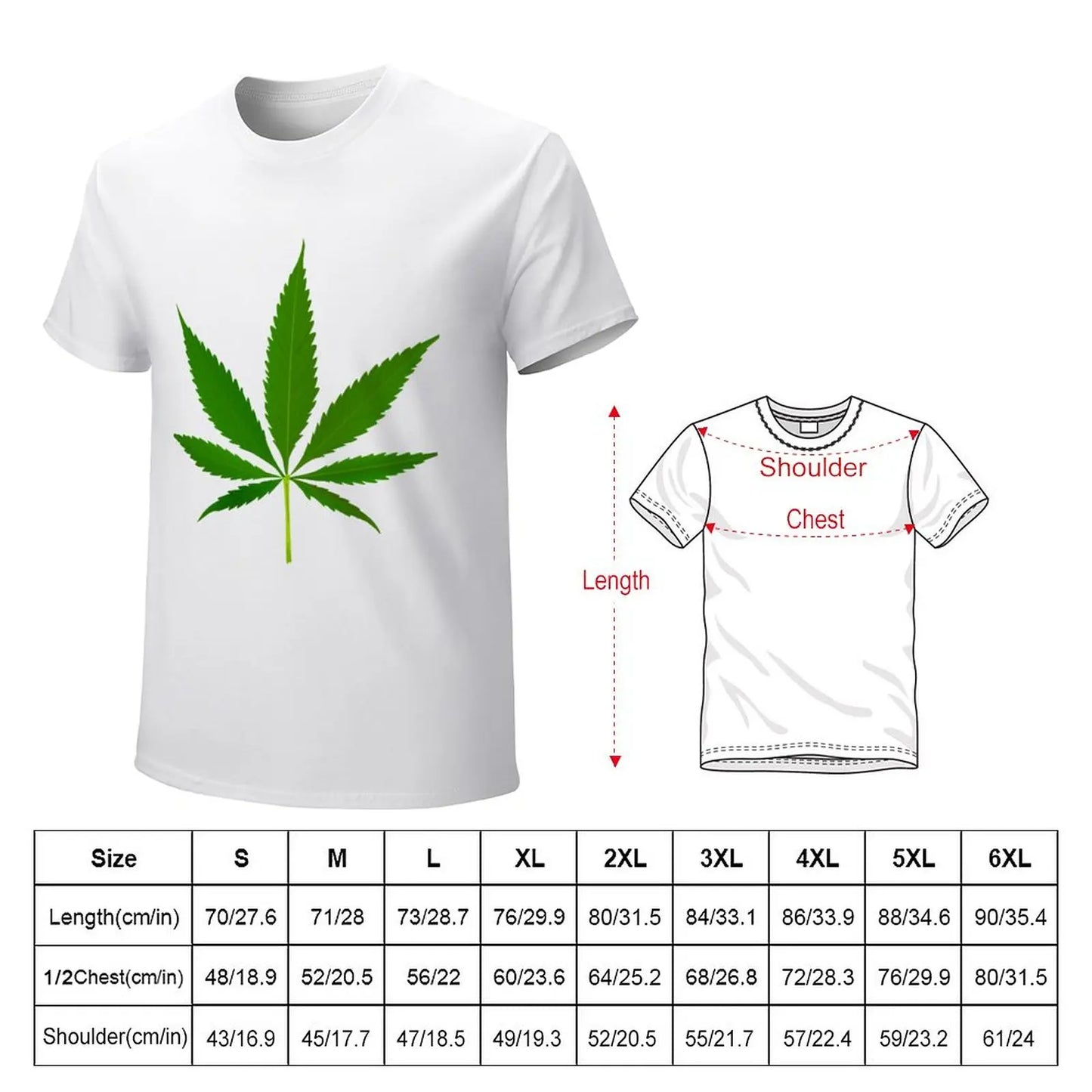 Realistic Weed Symbol T-Shirt Blouse black t shirts tees mens t shirts pack