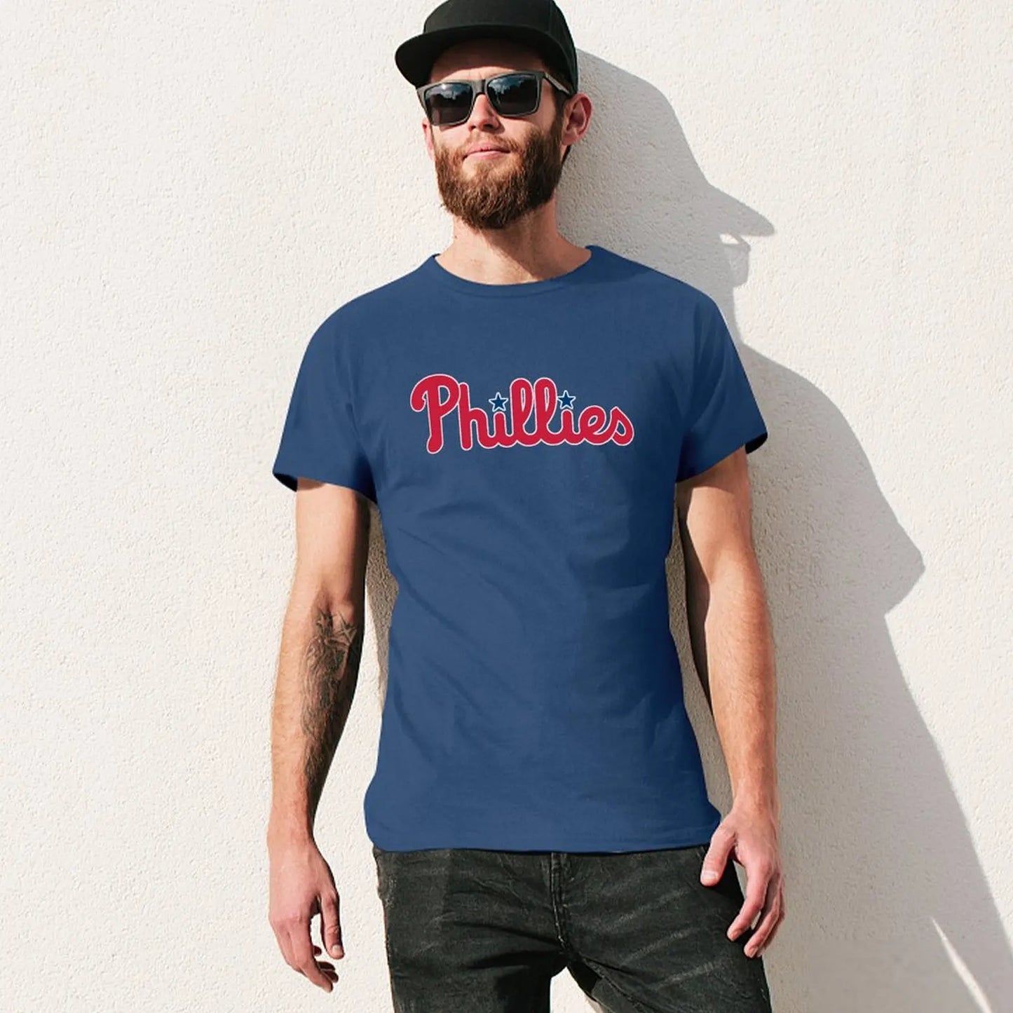 Phillies-City T-shirt boys whites plus sizes plain mens graphic t-shirts pack