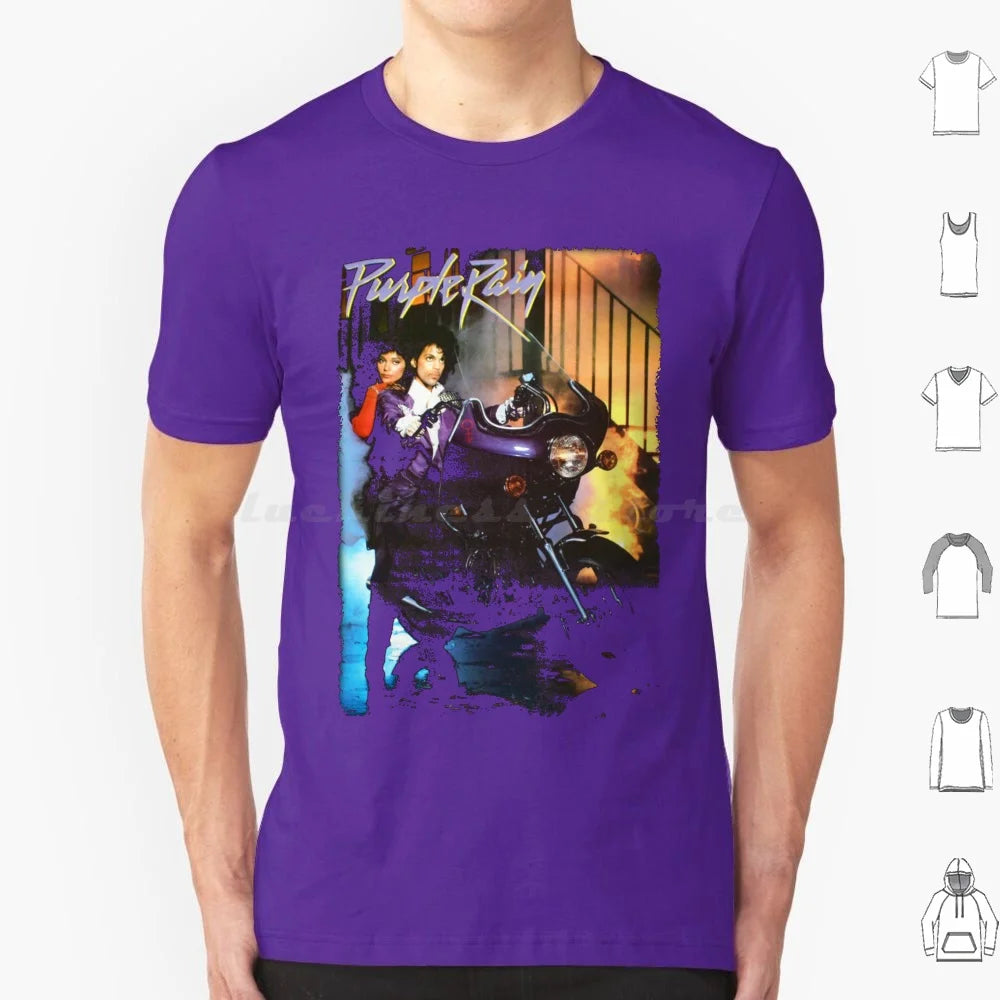 Purple Rain Music T Shirt Men Women Kids 6Xl Purple Rain Purple Rain Musical Musical Romance The Kid Albert Magnoli Apollonia Morris