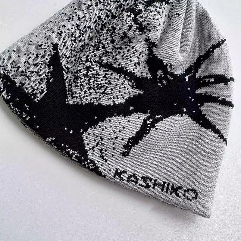 Streetwear star printed beanie