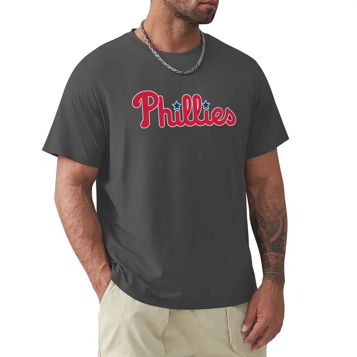 Phillies-City T-shirt boys whites plus sizes plain mens graphic t-shirts pack