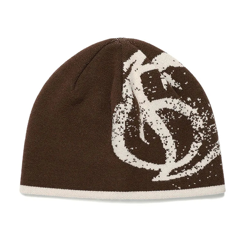 Knitted pattern beanie