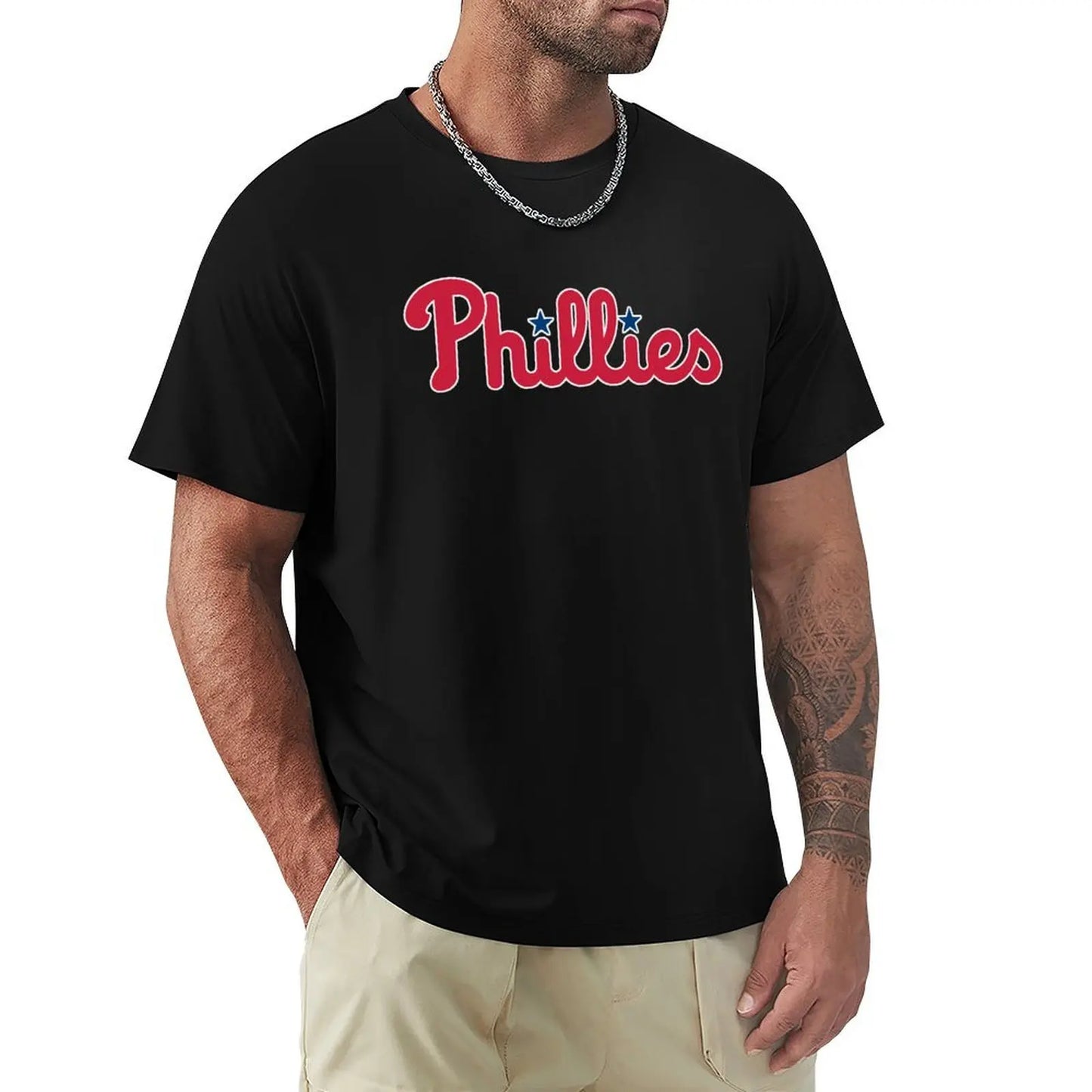 Phillies-City T-shirt boys whites plus sizes plain mens graphic t-shirts pack