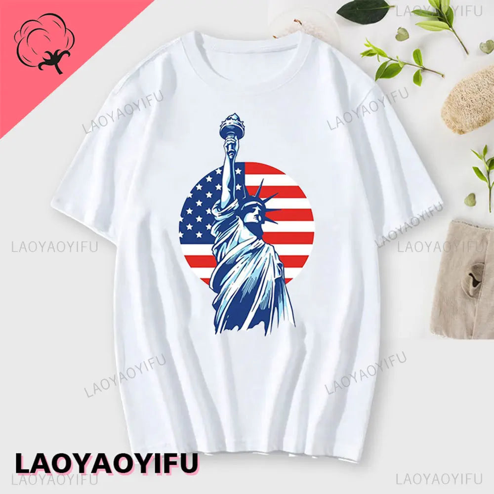 I Love New York Man's Cotton T Shirt NY Heart Souvenir Funny T Shirt Fashion Gift Comics Classic Apparel Streetwear Short-sleev