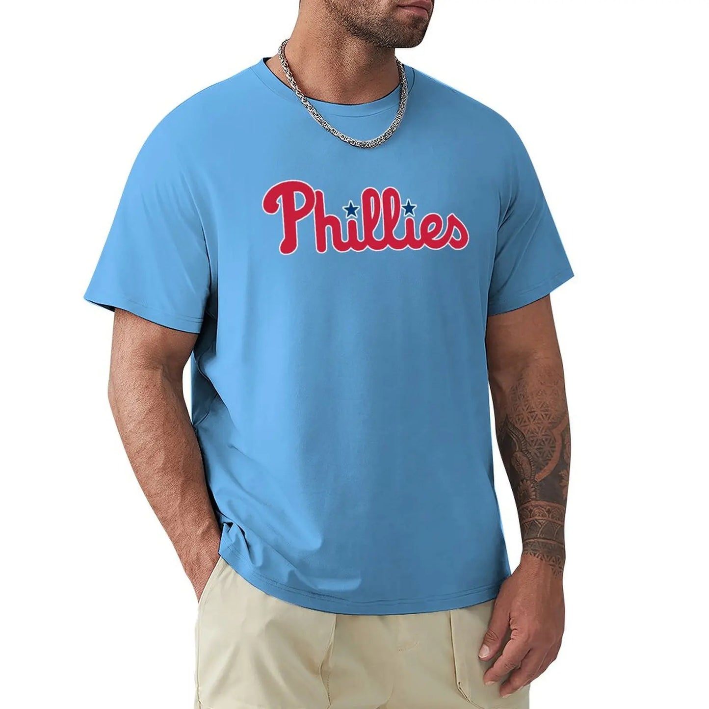 Phillies-City T-shirt boys whites plus sizes plain mens graphic t-shirts pack