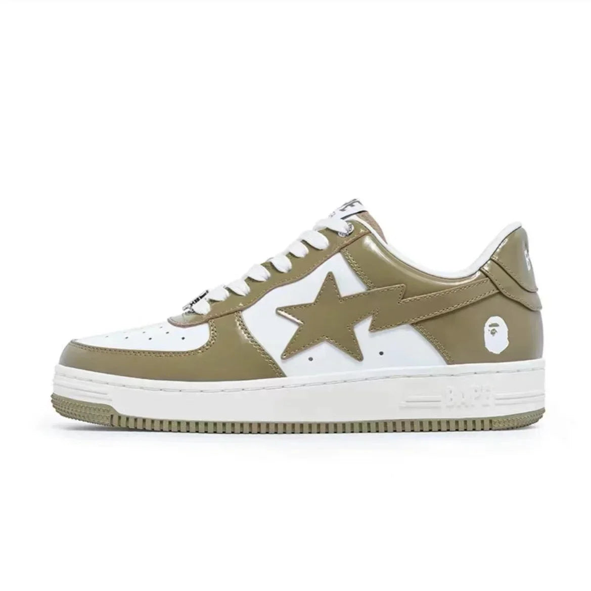 2025 A BATHING APE Men and Women Vibe BapeGoose Sports Sneakers Unisex Air None-Slip Breathable Bapesta Low Outdoor Walking Shoes