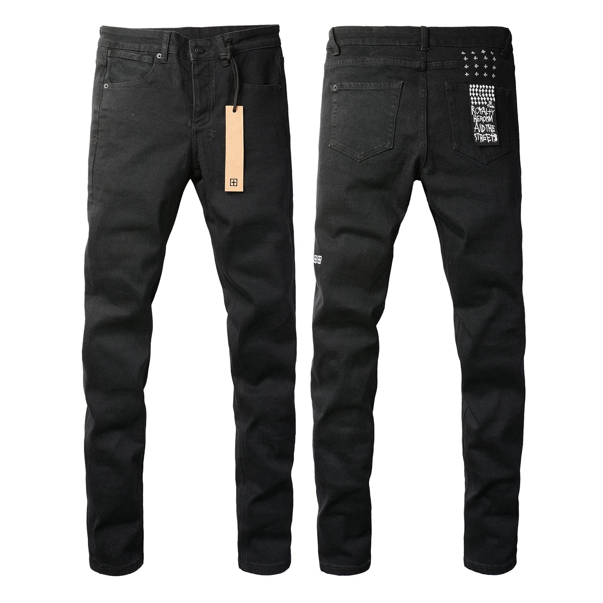 2025 Black KSUBI Jeans Skinny Denim Pants Men