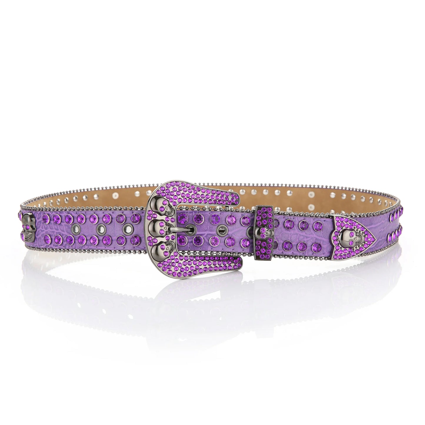 2025 Rhinestone Skeleton Belts Unisex